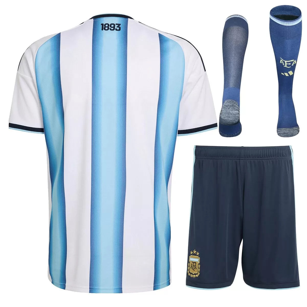 Camiseta de fútbol completa de local de Argentina para la Copa Mundial 2026