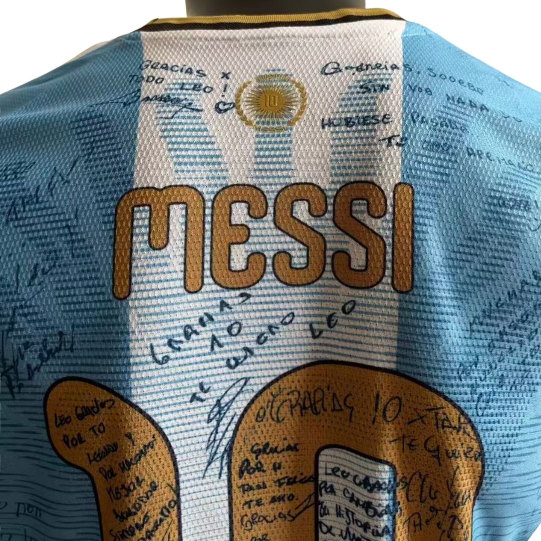 Signed MESSI #10 Argentina X Messi Player Version Jersey 2026