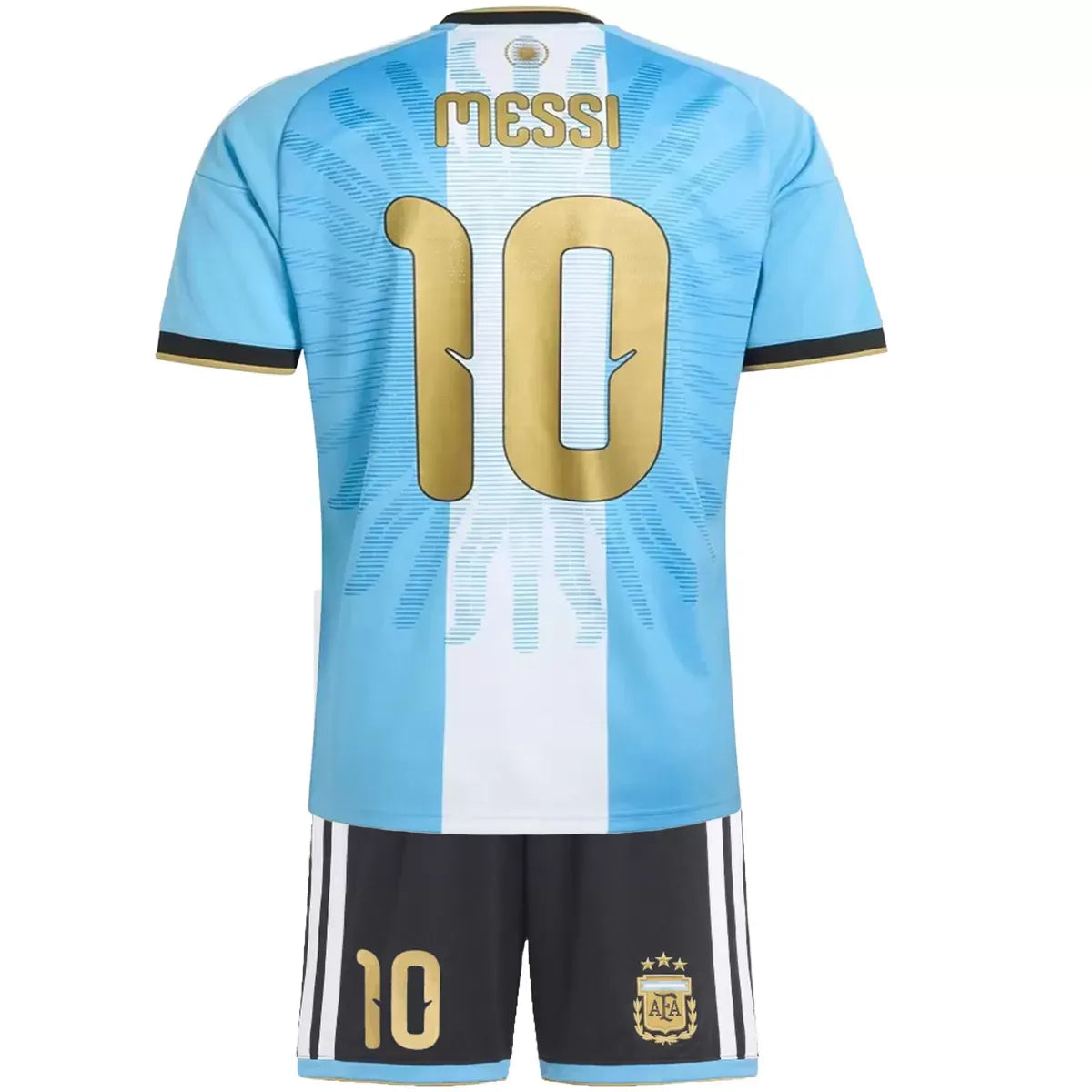 Kit de camiseta local de Argentina para niños (Camiseta y pantalones cortos 2026)