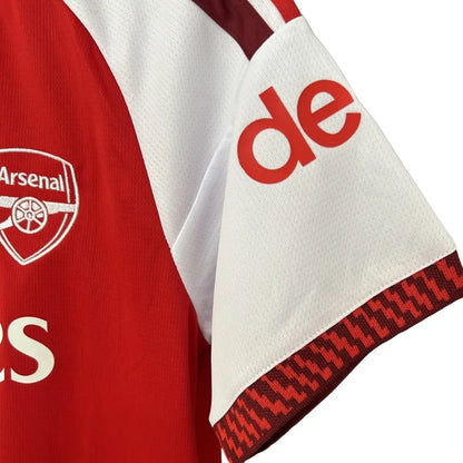 Champions #26 Arsenal Home Soccer Jersey 2026/27 with Badge