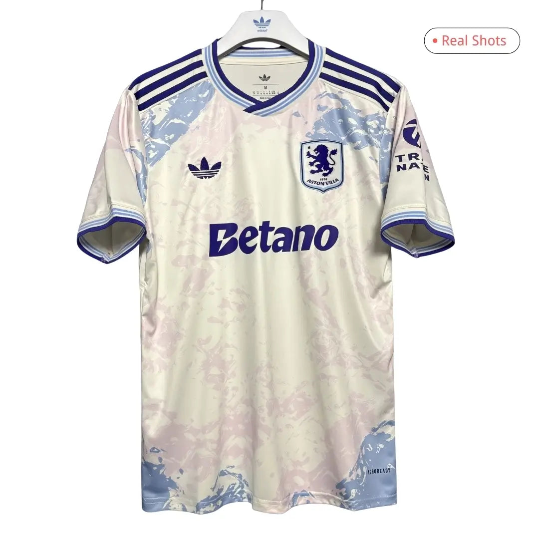 Camiseta de fútbol de visitante del Aston Villa 2025/26