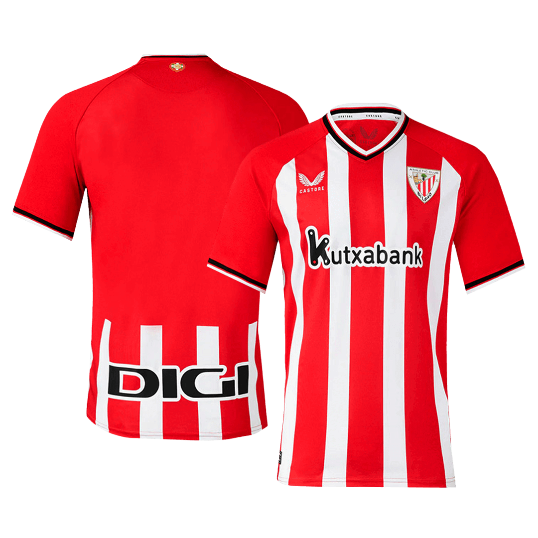 Camiseta de fútbol del Athletic Club de Bilbao para la temporada 2025/26