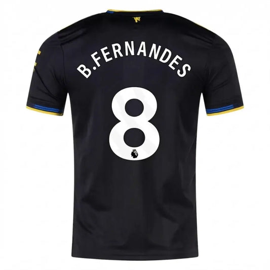 B.FERNANDES #8 Manchester United Third Away Soccer Jersey 2025/26