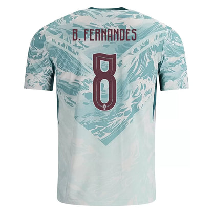 B.FERNANDES #8 Portugal Camiseta de fútbol de visitante Mundial 2026