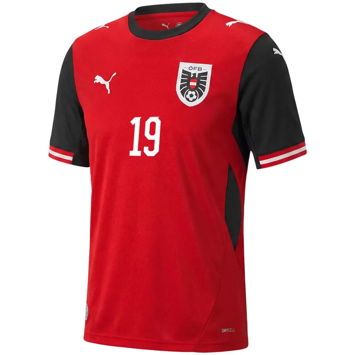 BAUMGARTNER #19 Austria Home Soccer Jersey 2026 World Cup