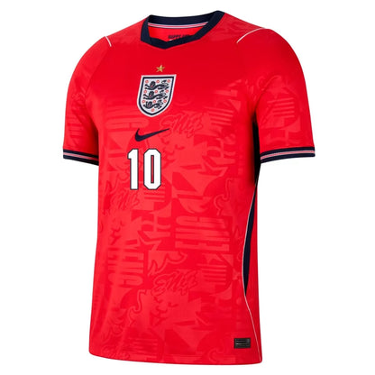 Camiseta de fútbol de visitante de Inglaterra BELLINGHAM #10 Mundial 2026