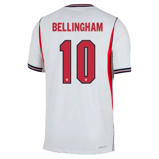 Maillot de foot domicile version joueur BELLINGHAM #10 Angleterre Coupe du Monde 2026