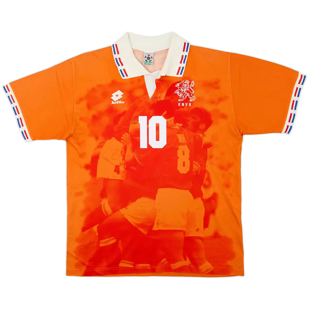 BERGKAMP #10 Países Bajos Euro 1996 Camiseta de Fútbol Retro Local