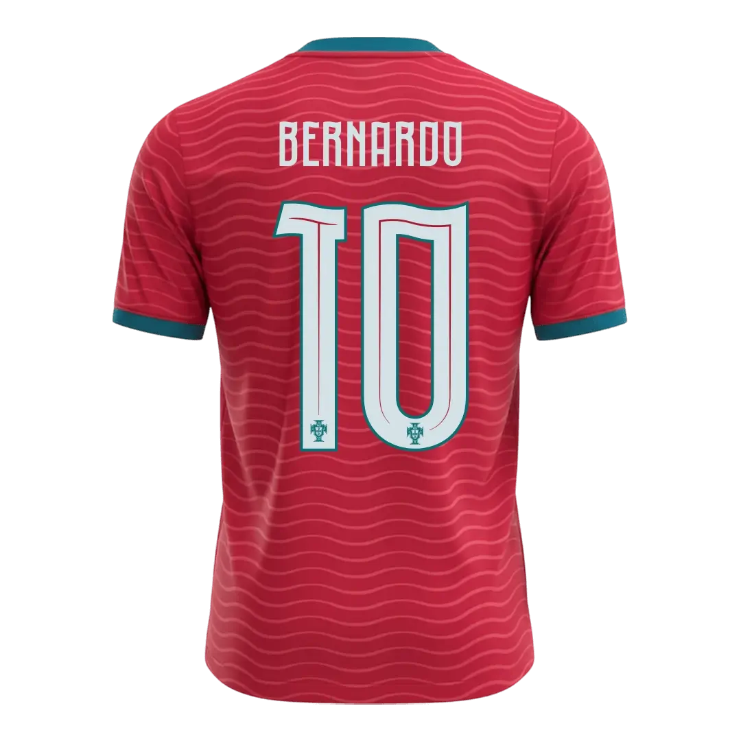 Camiseta de fútbol de la selección de Portugal para el Mundial 2026, BERNARDO #10