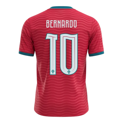 Camiseta de fútbol de la selección de Portugal para el Mundial 2026, BERNARDO #10