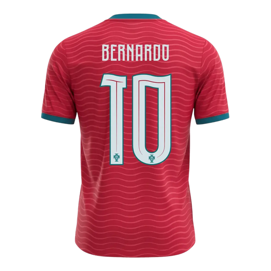Camiseta de fútbol de la selección de Portugal para el Mundial 2026, BERNARDO #10
