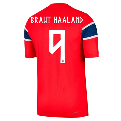 BRAUT HAALAND #9 Noruega Camiseta Versión Jugador Local Mundial 2026