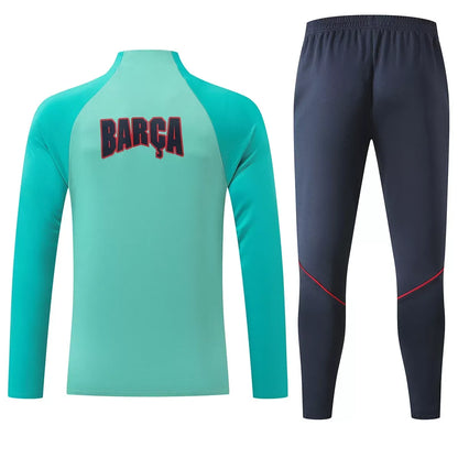 Survêtement Barcelone 1/4 Zip 2025/26 Noir