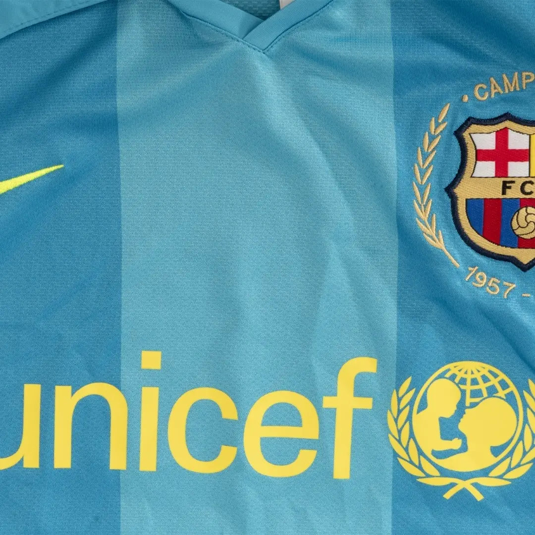 Camiseta de Fútbol Retro de Visitante del Barcelona 2007/08