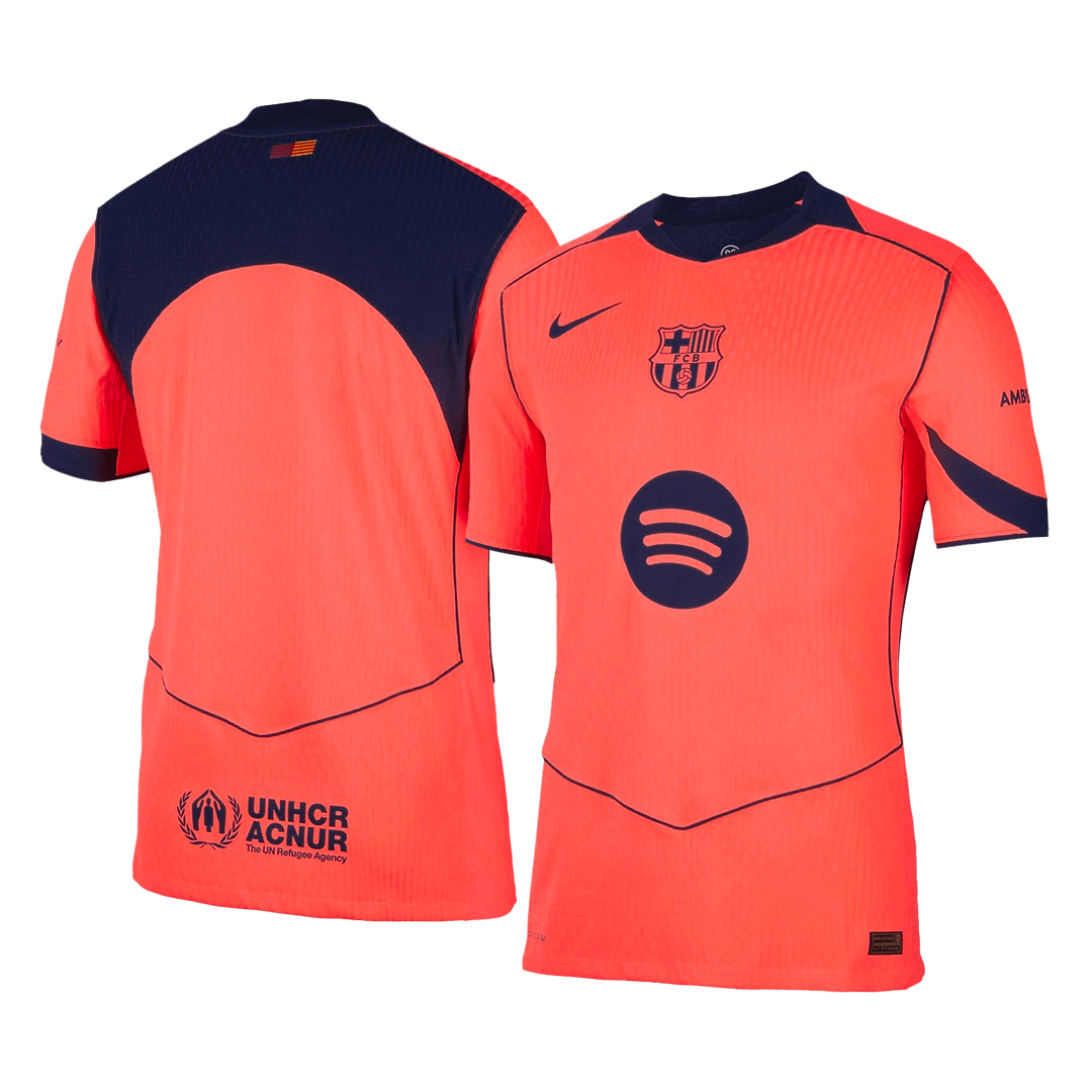 Camiseta de fútbol del FC Barcelona, ​​tercera equipación visitante, versión jugador, temporada 2025/26