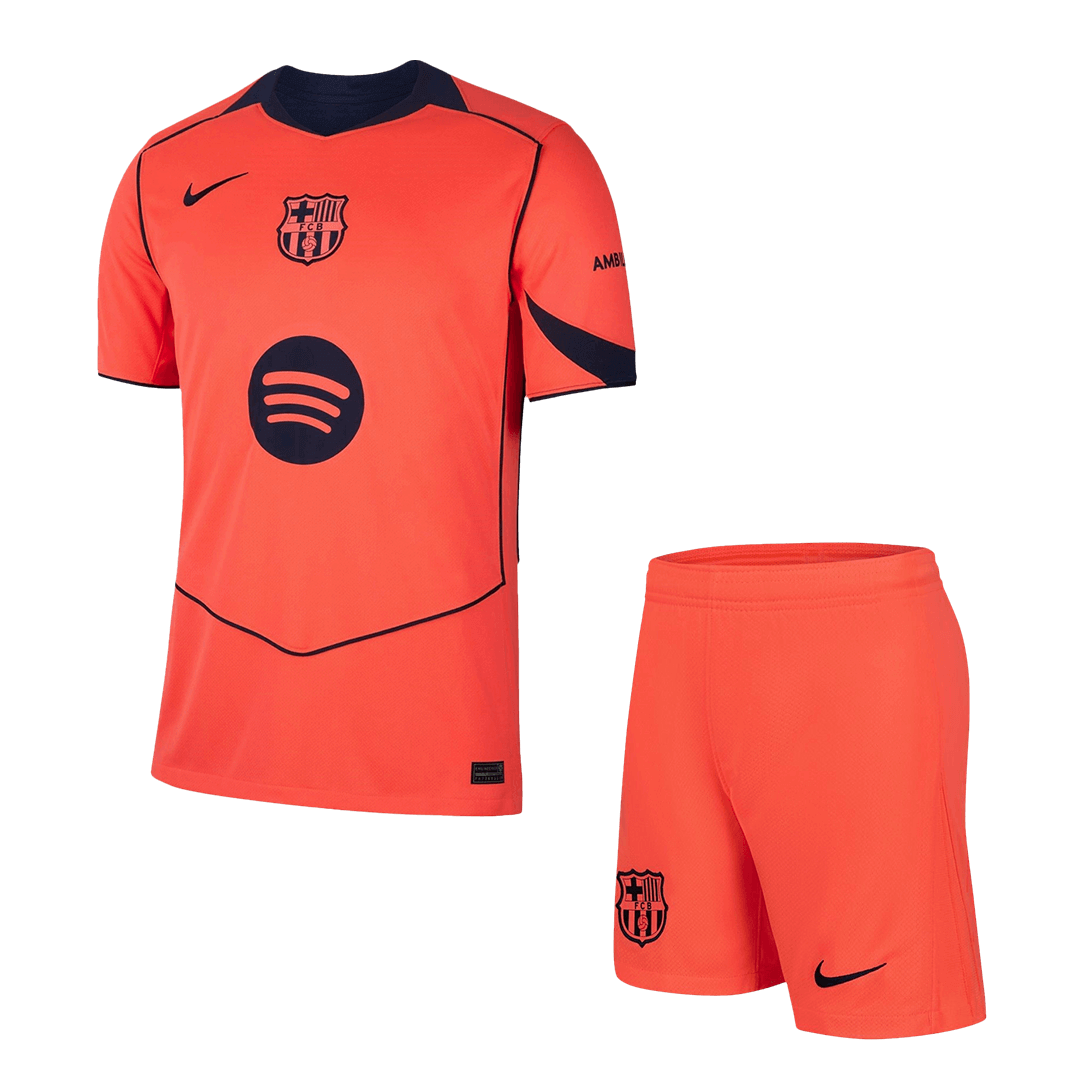 Tercera equipación visitante del FC Barcelona - Camiseta + pantalón corto 2025/26