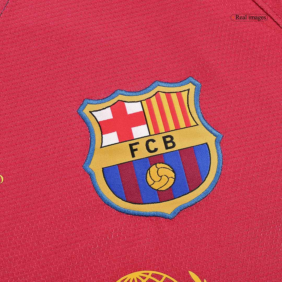 Camiseta retro de manga larga del FC Barcelona 2008/09 - Final de la Champions League