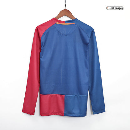 Camiseta retro de manga larga del FC Barcelona 2008/09 - Final de la Champions League