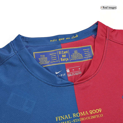Camiseta retro de manga larga del FC Barcelona 2008/09 - Final de la Champions League