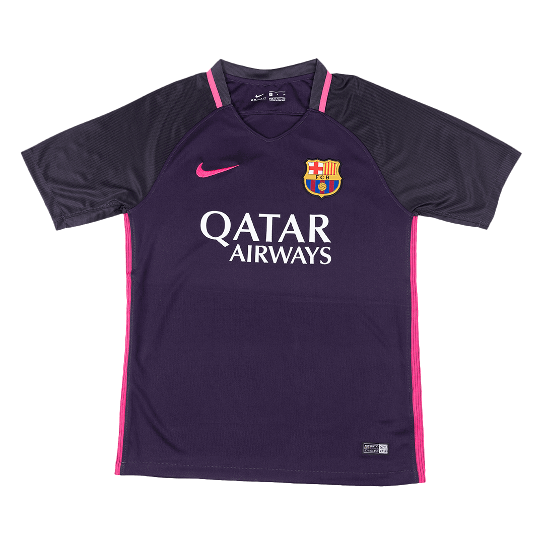 Camiseta retro de visitante del FC Barcelona 2016/17