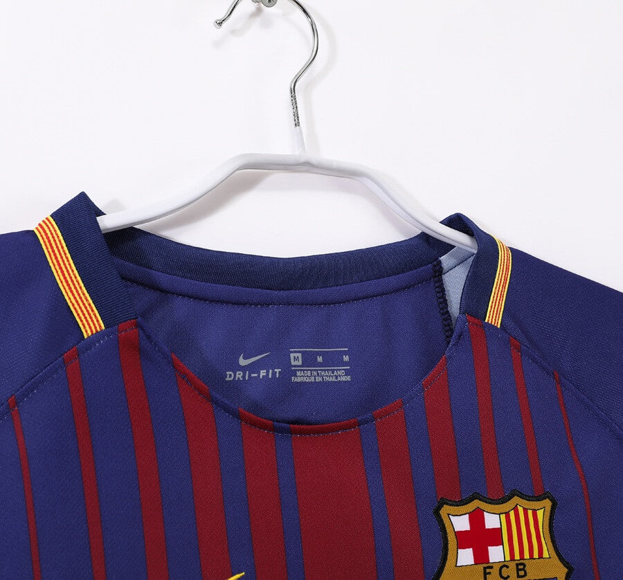 Camiseta de fútbol retro de manga larga del Barcelona 2017/18