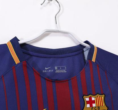 Camiseta de fútbol retro de manga larga del Barcelona 2017/18