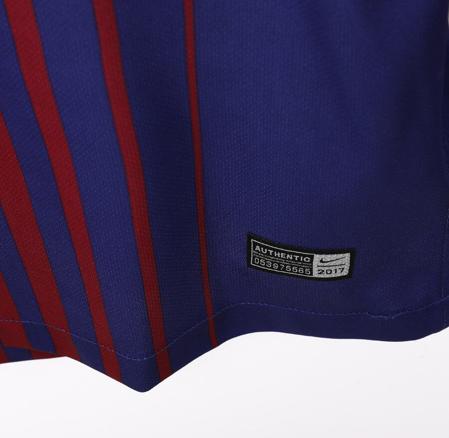 Camiseta de fútbol retro de manga larga del Barcelona 2017/18