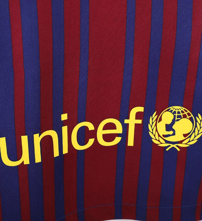Camiseta de fútbol retro de manga larga del Barcelona 2017/18