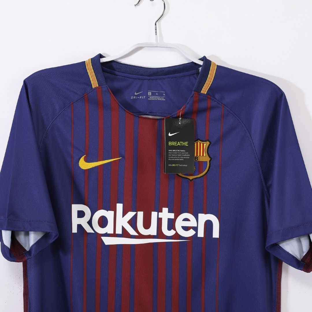 Camiseta de fútbol retro de local del Barcelona 2017/18