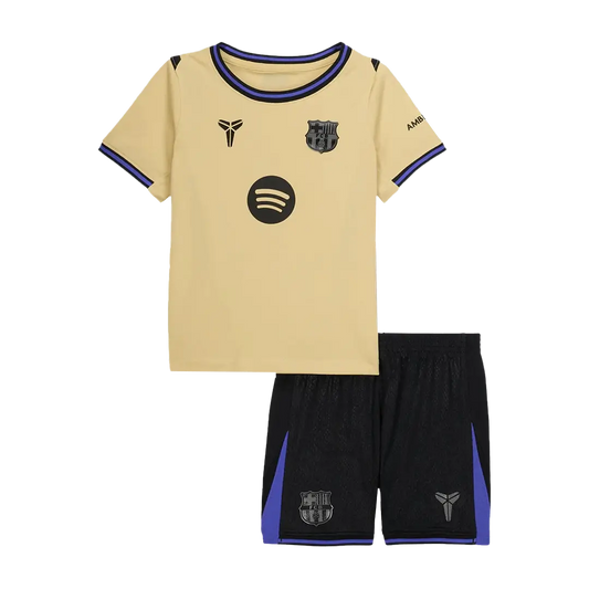 Tenue de football enfant Barcelone x Kobe Bryant extérieur - Maillot + Short 2025/26