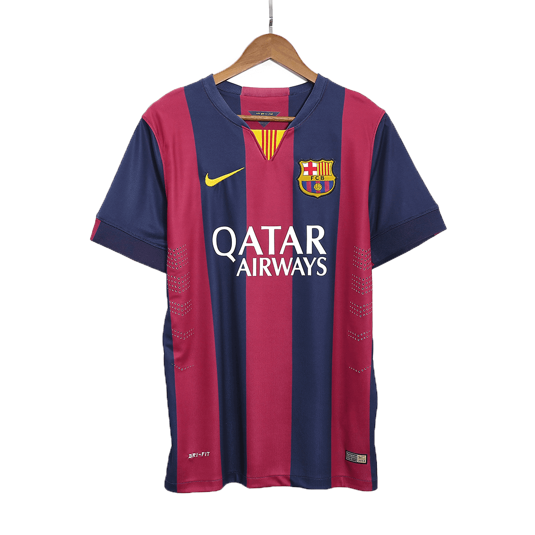 Camiseta de fútbol retro de local de Barcelona SUÁREZ #9 2014/15