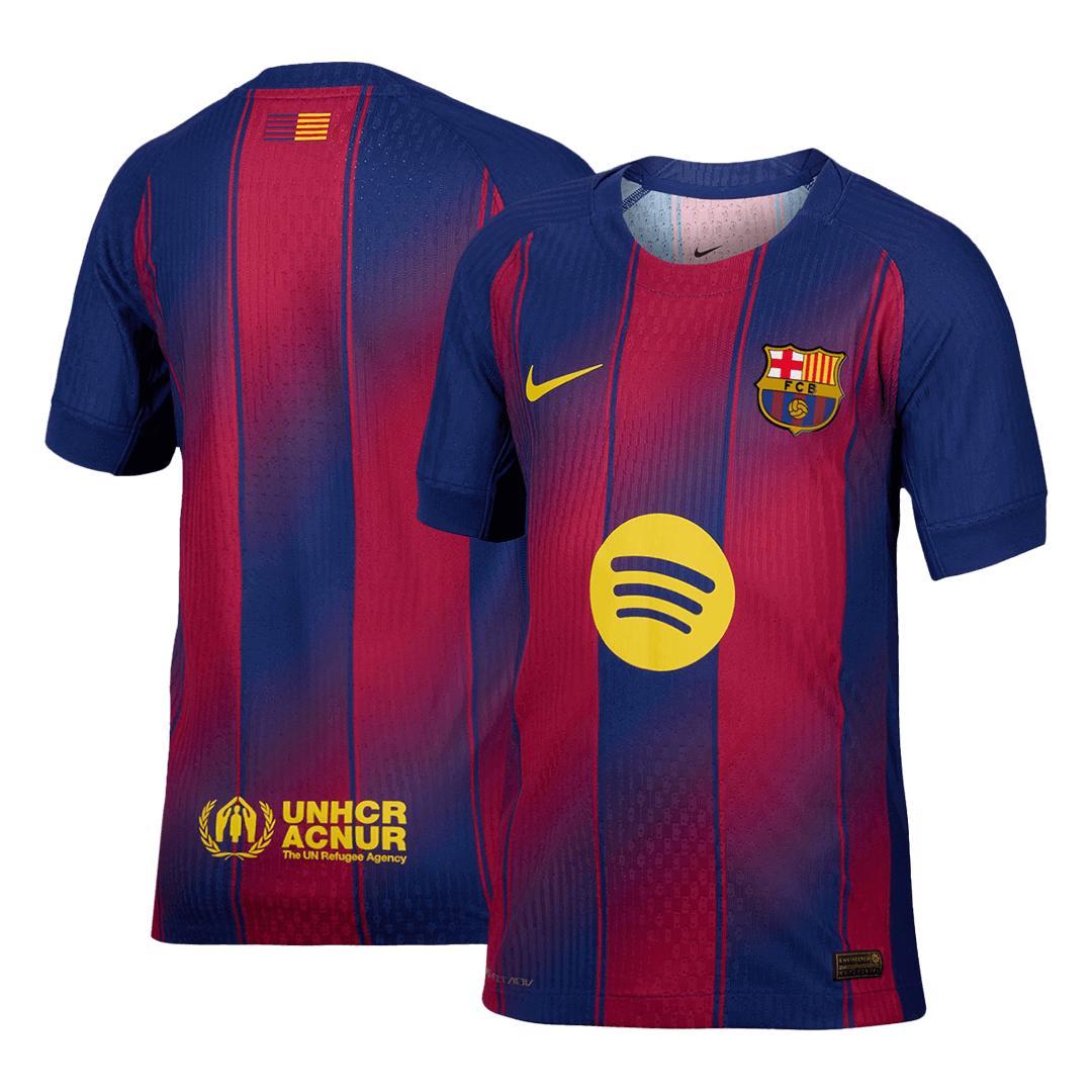 Camiseta de fútbol del FC Barcelona, ​​versión jugador local, temporada 2025/26