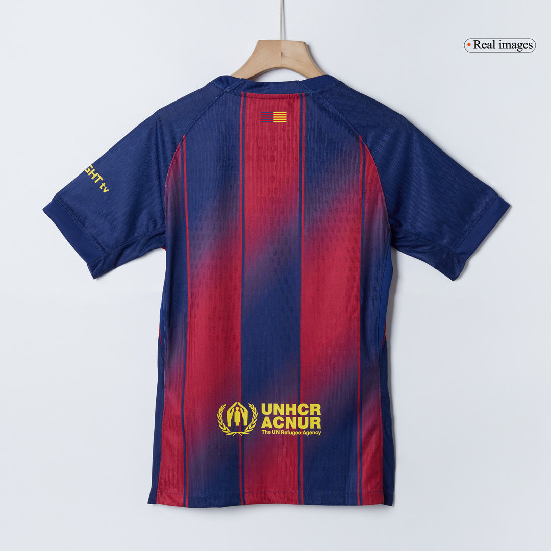 Camiseta de fútbol del FC Barcelona, ​​versión jugador local, temporada 2025/26