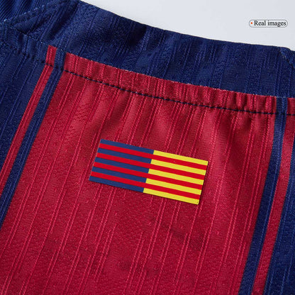 Camiseta de fútbol del FC Barcelona, ​​versión jugador local, temporada 2025/26