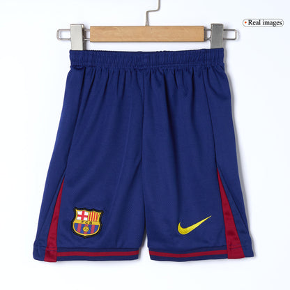 Equipación completa del FC Barcelona para niños, temporada 2025/26 - Camiseta + Pantalón corto + Medias