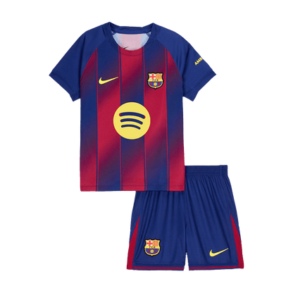 Equipación infantil del FC Barcelona 2025/26 (camiseta + pantalón corto)