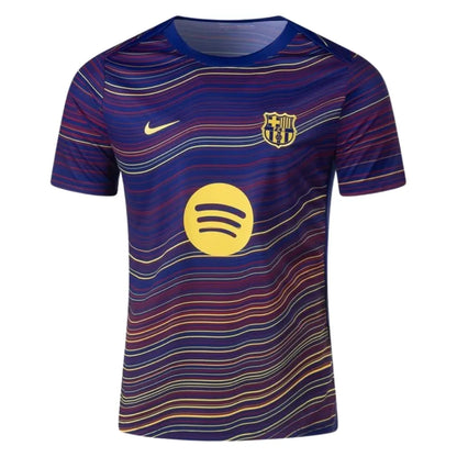Camiseta de local prepartido del Barcelona, ​​versión jugador 2025/26