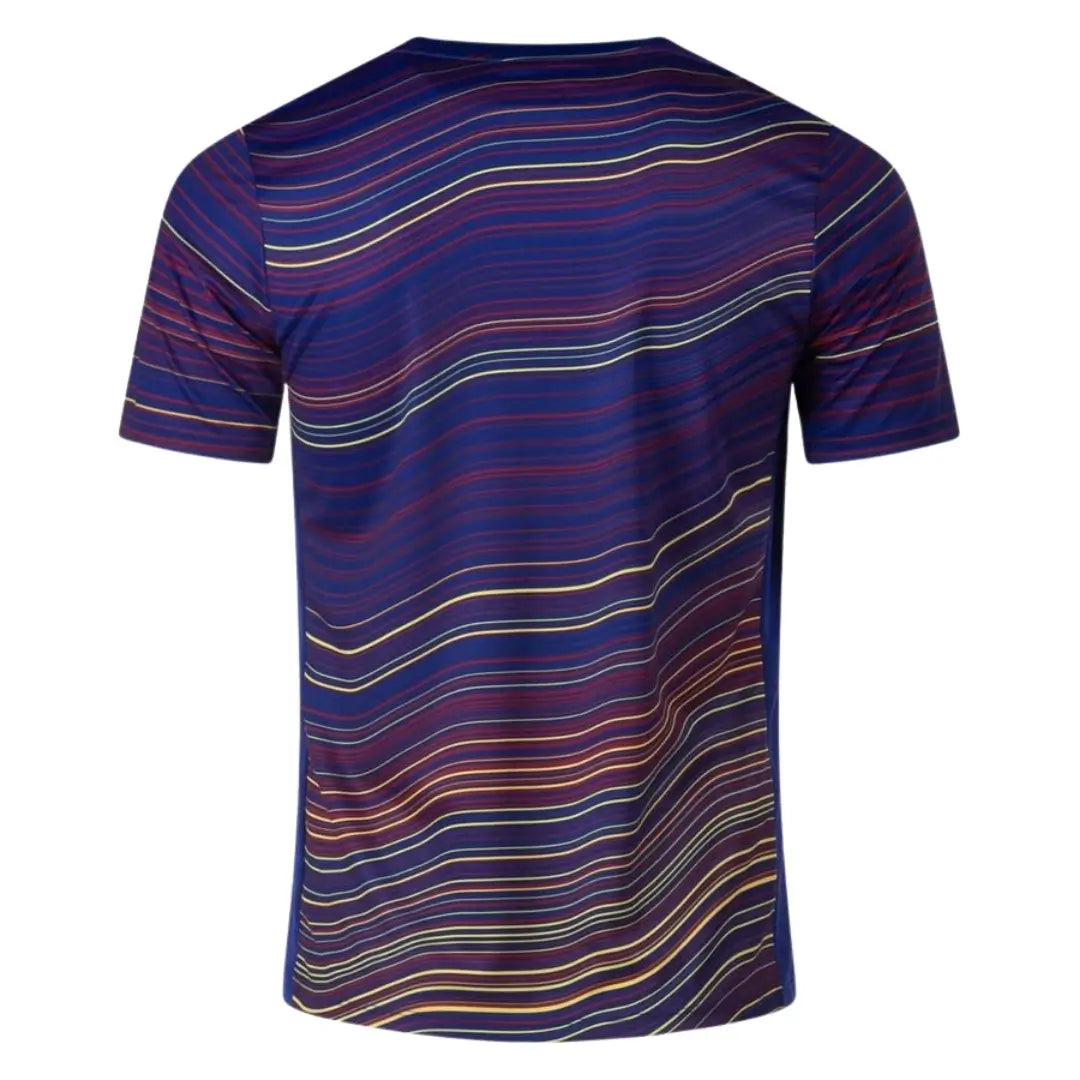 Camiseta de local prepartido del Barcelona, ​​versión jugador 2025/26