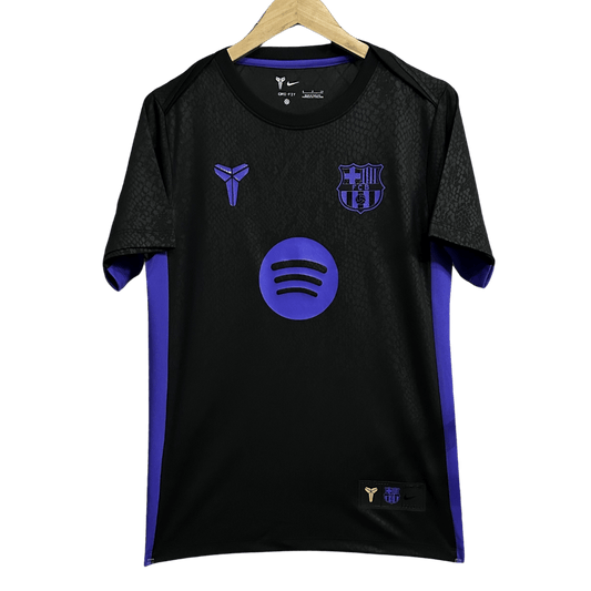 Maillot d'avant-match du FC Barcelone 2025/26 Noir