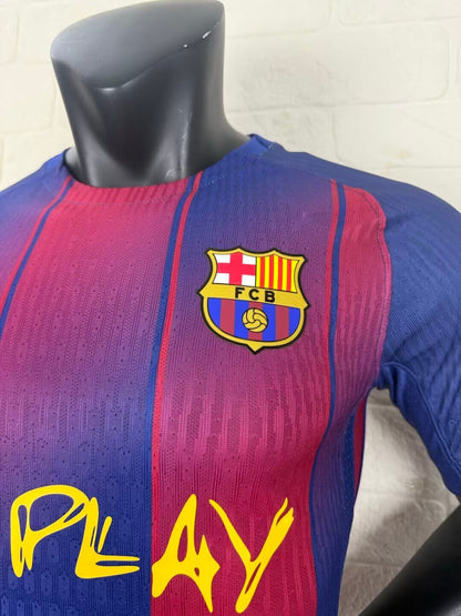 Camiseta del Barcelona X Ed Sheeran versión jugador local 2025/26