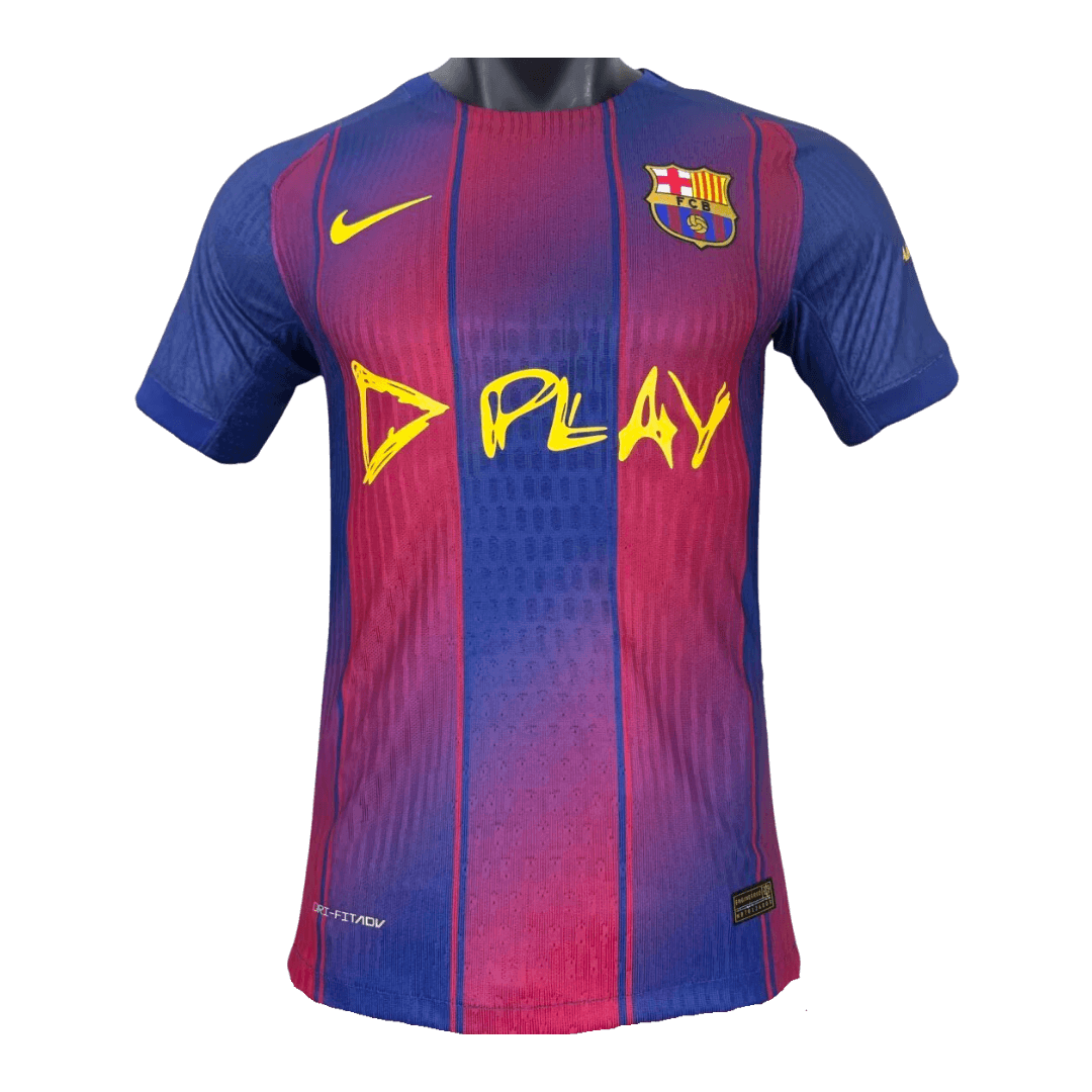Camiseta del Barcelona X Ed Sheeran versión jugador local 2025/26