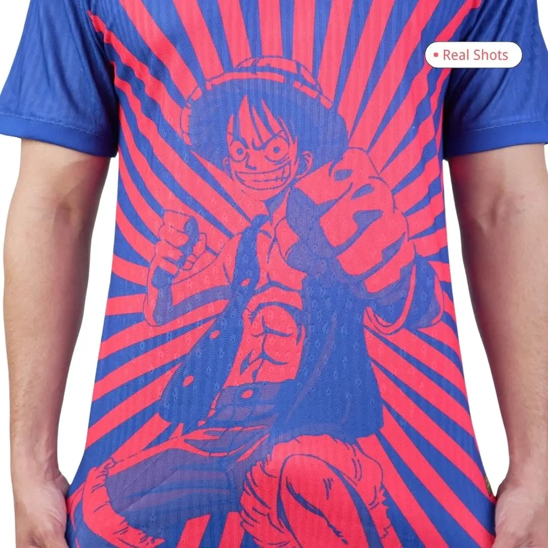 Camiseta de jugador de Barcelona One Piece Luffy Edition 2025/26
