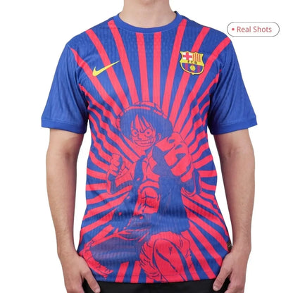 Camiseta de jugador de Barcelona One Piece Luffy Edition 2025/26