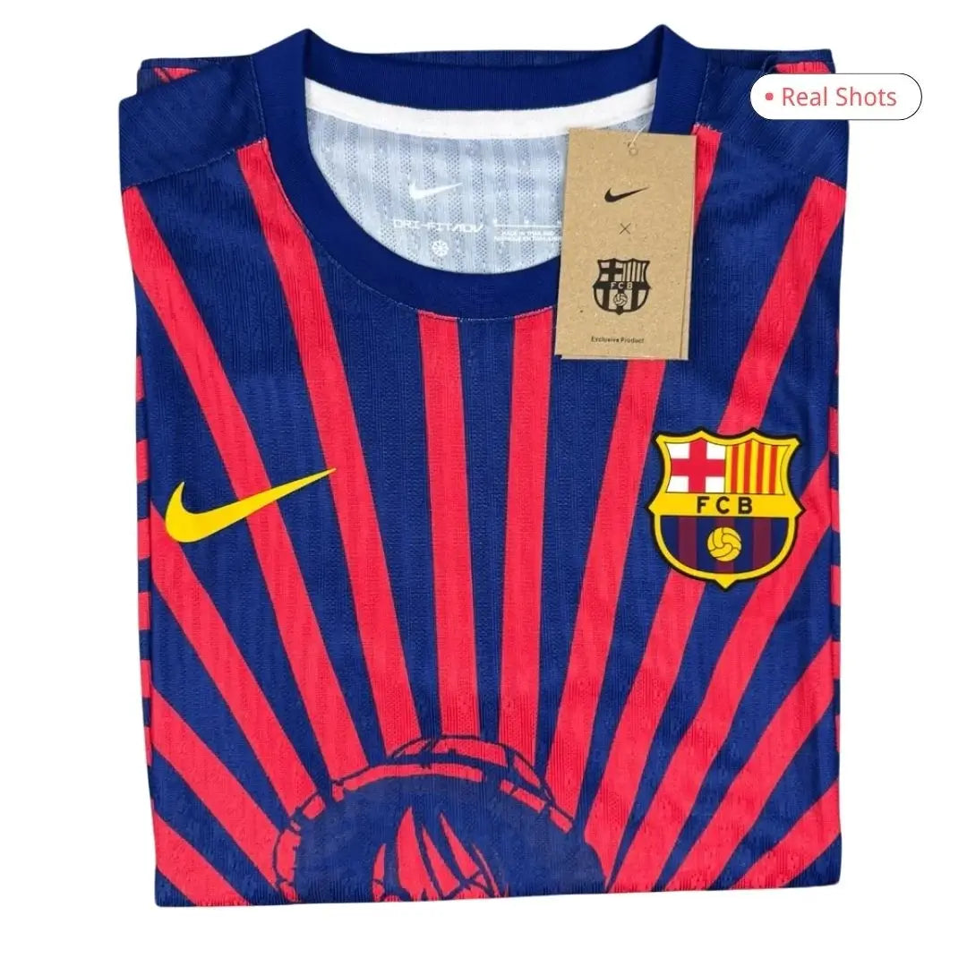 Camiseta de jugador de Barcelona One Piece Luffy Edition 2025/26