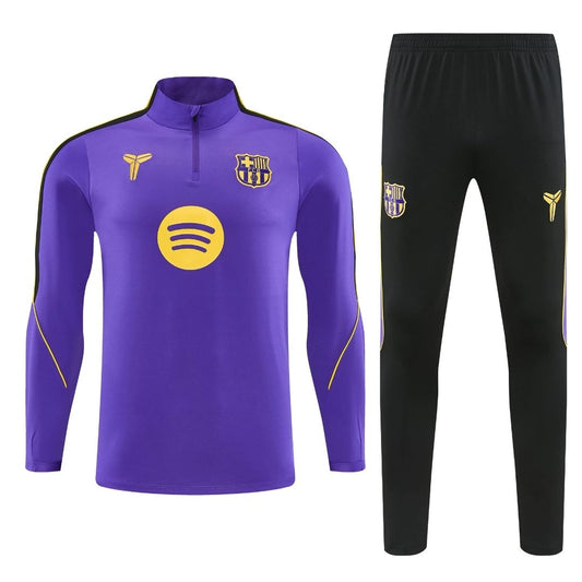 Barcelona x Kobe Bryant Auswärts-Trainingsanzug mit 1/4-Reißverschluss 2026/27 Violett