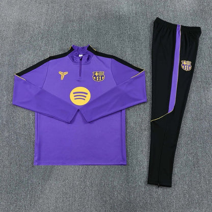 Barcelona x Kobe Bryant Auswärts-Trainingsanzug mit 1/4-Reißverschluss 2026/27 Violett