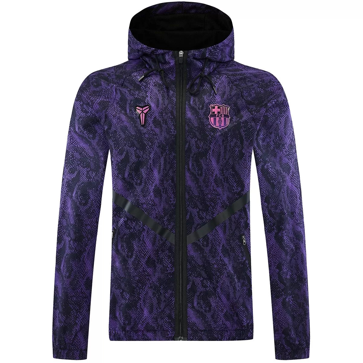 Blaugrana Windbreaker Tracksuit 2026/27 (Hoodie+Pants) Purple