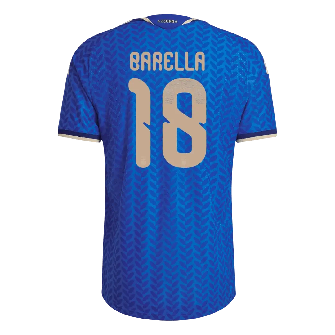 Barella #18 Italia Versión Jugador Camiseta de Fútbol Local Mundial 2026