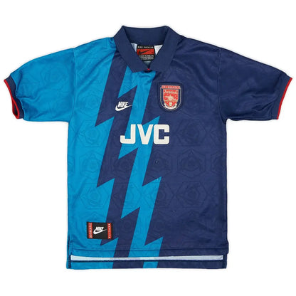 Camiseta de fútbol retro de visitante del Arsenal WRIGHT #8 1995/96