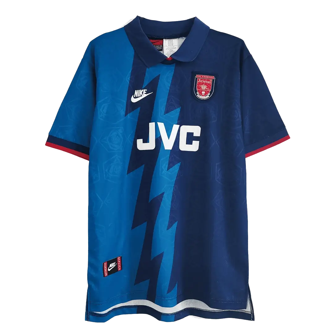 Camiseta de fútbol retro de visitante del Arsenal WRIGHT #8 1995/96